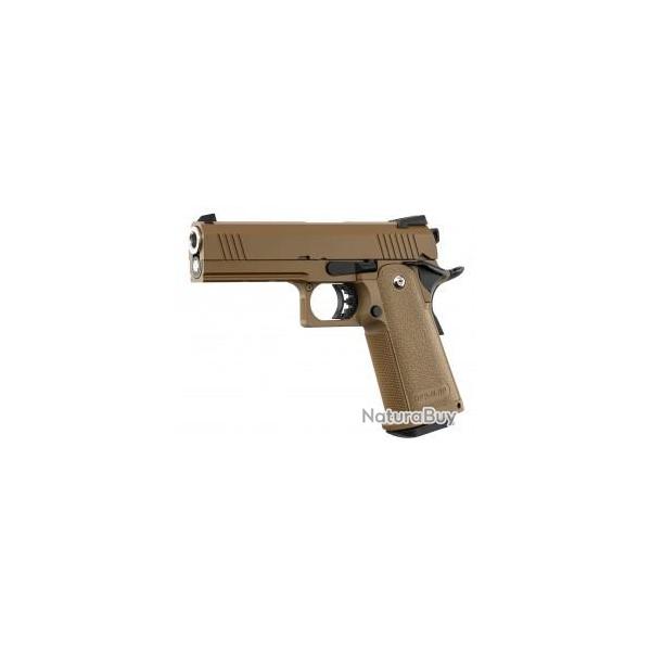 Rplique GBB Hi-capa Tan Golden Eagle Chargeur 25 BB's