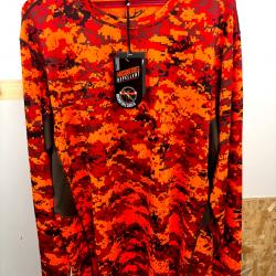 DV25- tee shirt manche longue Stagunt blaze 2XL