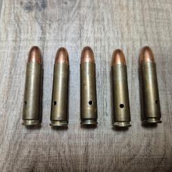 5 munitions neutralisé 30-30 courte pour carabine USM1 Short - 30M1