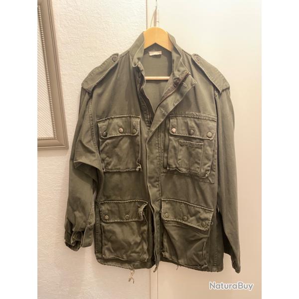 Veste treillis tap 47/63 parachutiste arme franaise TBE