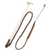 FOUET POUR DRESSAGE DE CHIEN VENERIE LUXE MANCHE TORSADE| Armurerie Beau Repaire