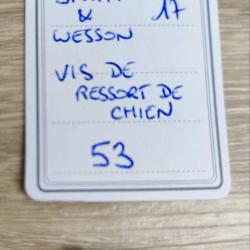 PIÈCE SMITH & WESSON MOD 17 - K FRAME - VIS DU RESSORT DE CHIEN
