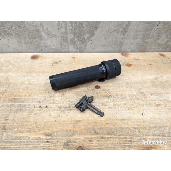 Authentique Silencieux Russe PBS-1 pour AK47 / AKM + hausse spcifique - 27602