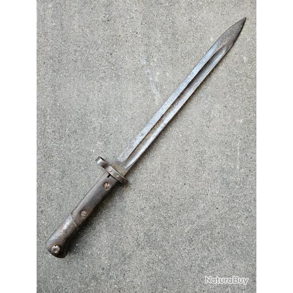 Baionnette VZ24 tchecoslovaque Mauser date de 1926 sans fourreau tat grenier