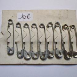 Plaquette épingles de sureté