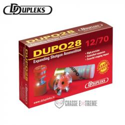 5 Cartouches DDUPLEKS Dupo 28 Magnum Cal 12/76