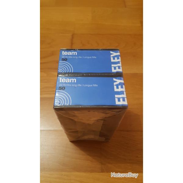 MUNITION BALLE ELEY CAL.22 TEAM 40GR PAR 500