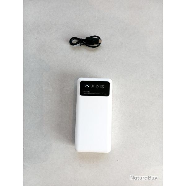 ENCHERE BATTERIE 20 000AH POUR GILET/VESTE CHAUFFANTE / TELEPHONE ETC NEUF SOUS EMBALLAGE