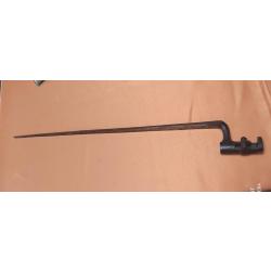 BAIONNETTE  PORTUGUAISE MODELE 1871 POUR REMINGTON