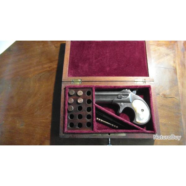 Beau coffret ancien pour deringer Rmington
