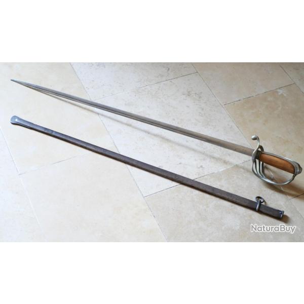 Sabre modèle 1882 d'officier toutes armes durant la première guerre mondiale ref  OUB25SAB001