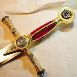 FREEMASON  DENIX - Epée de franc maçon SF - REF EBR24MAC005