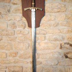 MOYEN AGE Présentoir mural blason pour Épée - EBR24PRS001