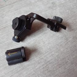 Beau dioptre + tunnel avec iris pour tirs de précision avec fusil Rubin Schmidt K31 Suisse