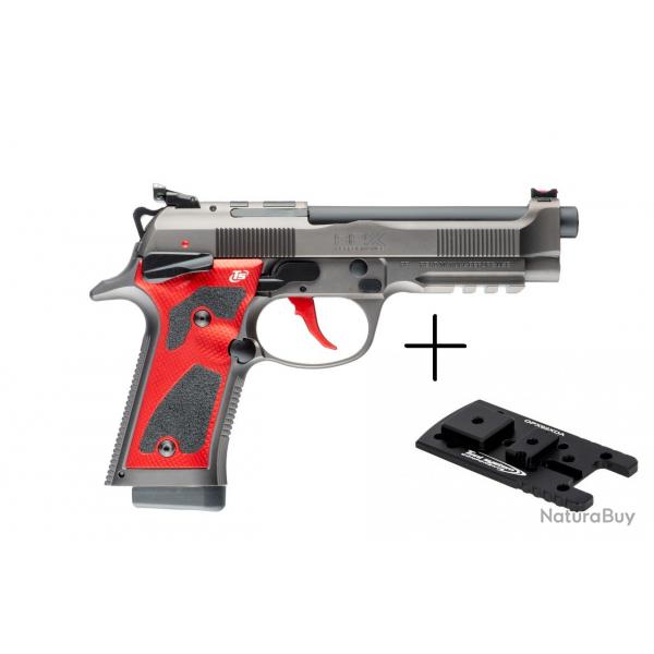 Pistolet BERETTA 92X Performance Optic Ready Dark RED + Type A - 9x19