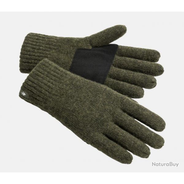 Gants PINEWOOD en laine tricot knitted wool vert
