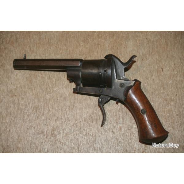 REVOLVER A BROCHE TYPE LEFAUCHEUX, calibre 7 mm
