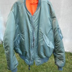 Blouson de pilote Ma-1 vert (USAF)
