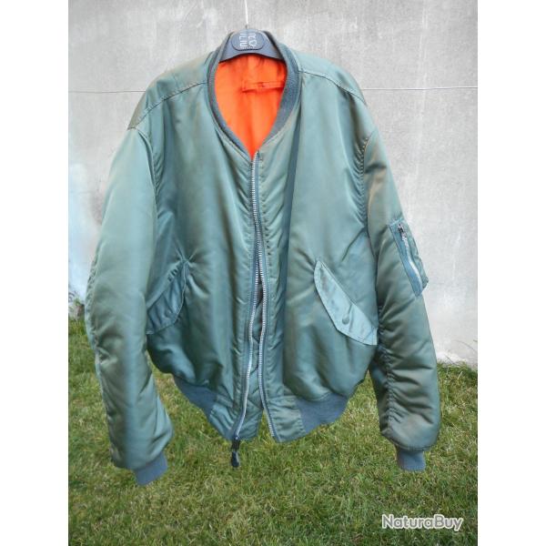 Blouson de pilote Ma-1 vert (USAF)