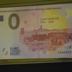 billet touristique 80e anniversaire du débarquement de provence St Raphaël