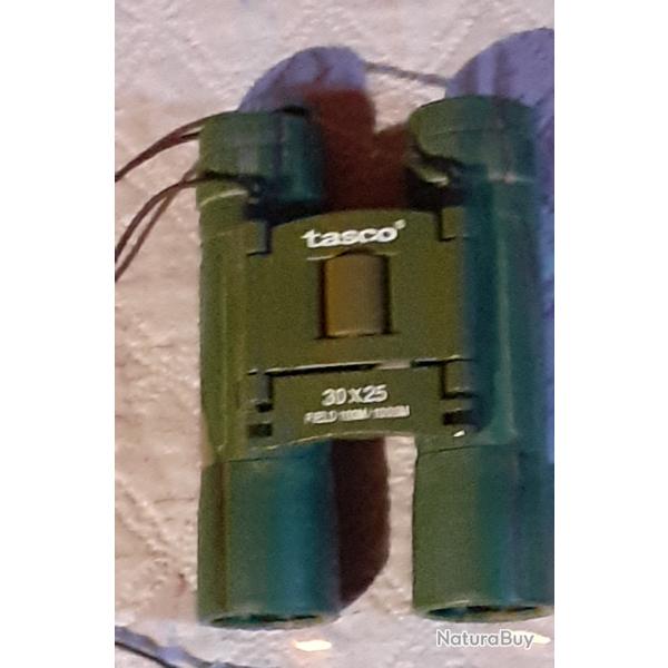 JUMELLES TASCO COMPACTES 30X25 VERTES