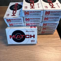 MUNITION HORNADY ELD MATCH 147gr 6.5 creedmoor