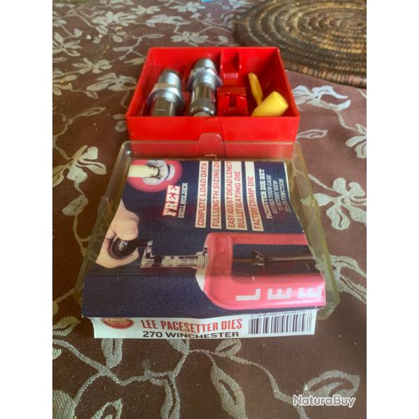 JEUX D'OUTIL  270 WINCH HORNADY ETAT NEUF AVEC DOSETTE