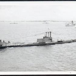 CPA - PHOTO -  Marine Guerre - SOUS MARIN H.M.S. ALACIC N&deg; 3991