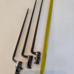 Baïonnette a douille (lot de 3)