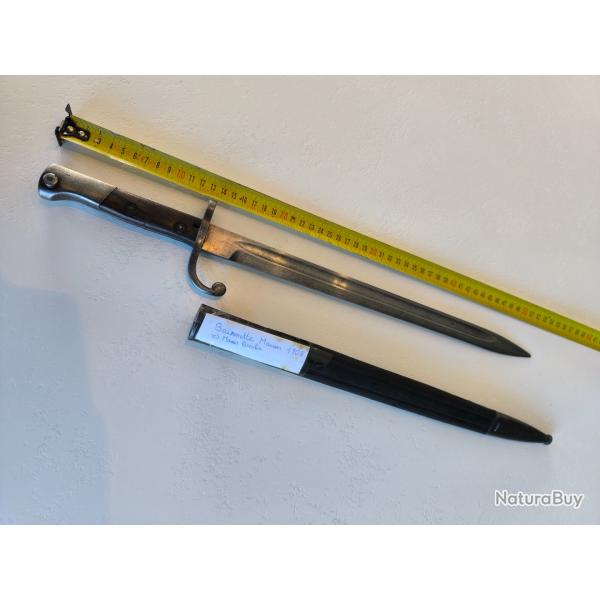 Baïonnette mauser 1908