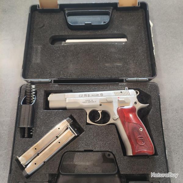 Pistolet CZ 75 B Inox calibre 9x19 occasion