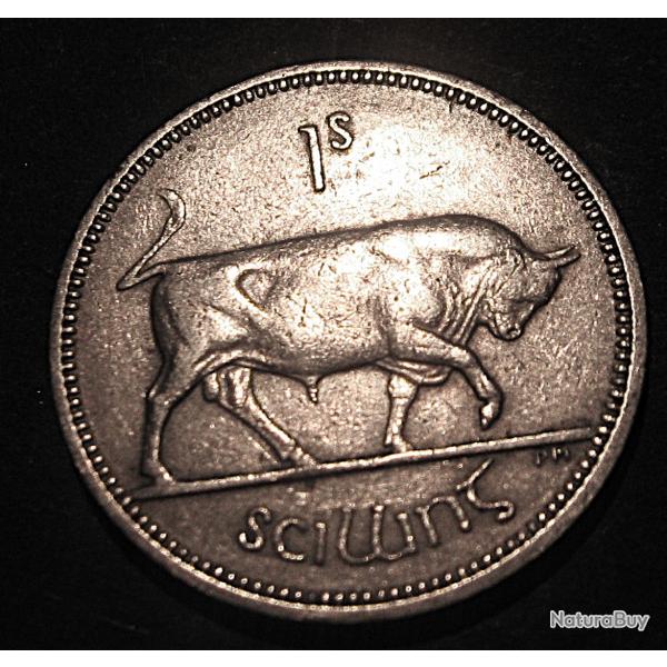 Eire  piece de 1 shillig 1964 ttb