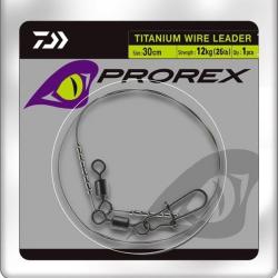 Bas de ligne Daiwa Prorex Titanium Wire Leader 12kg 3m