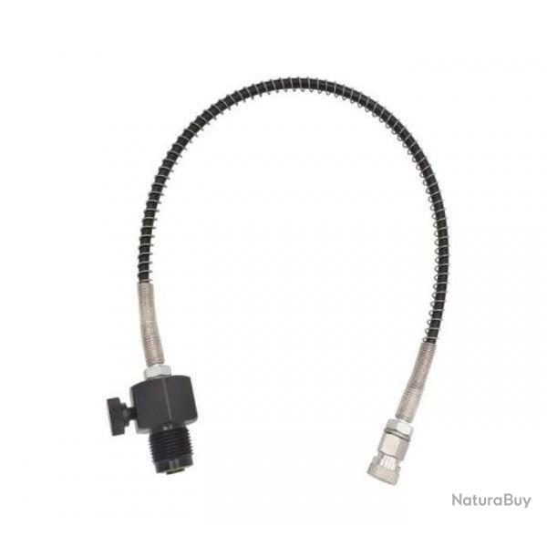 Adaptateur PCP 300 bars pour bouteille de plongée (DIN - 5/8 BSP) mâle vers quick connect femelle