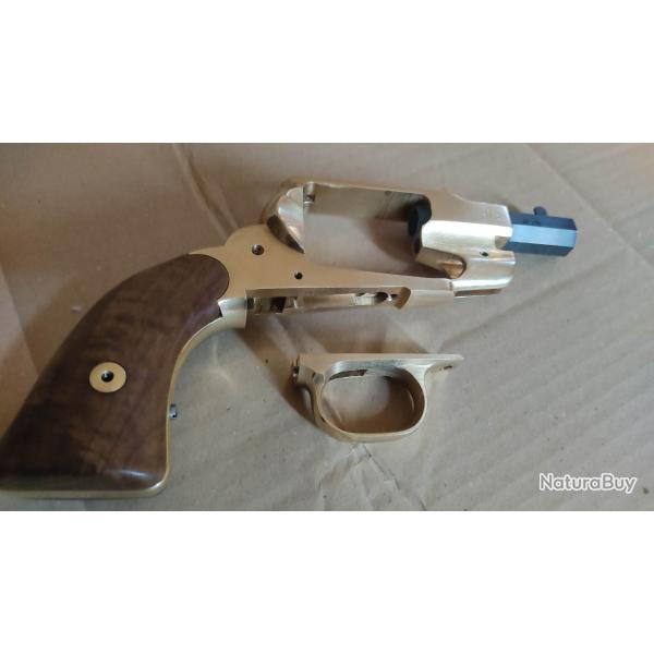 Carcasse avec canon et plaquettes de Pietta Remington Ace snubnose  .44 CUSTOM