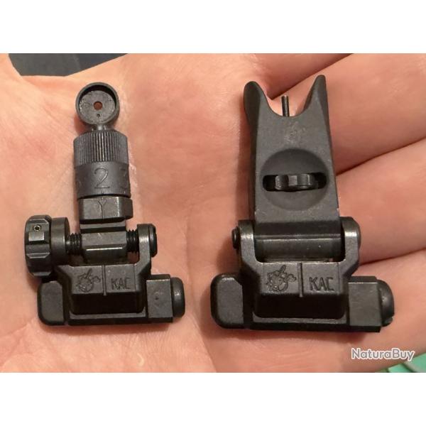 KAC KNIGHT'S ARMAMENT Ensemble Hausse et Guidon 200-600m