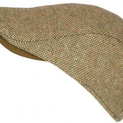 Béret Casquette Plate Beige en Laine Mode Anglaise Tweed Ajustable Cresty Taille unique Beige