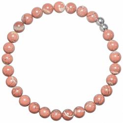 Bracelet en jaspe breschia - Perles rondes 6 mm