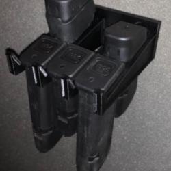 Lot de 2 supports / racks de rangement pour 6 chargeurs Glock chacun