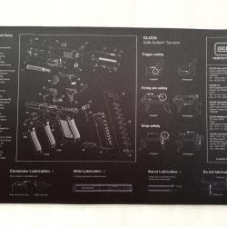 Tapis de démontage Glock