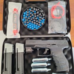 Vend  Walters PPQ M2 T4E Calibre43 neuf, jamais servi,2chargeurs,5 starlettes co2 250euros