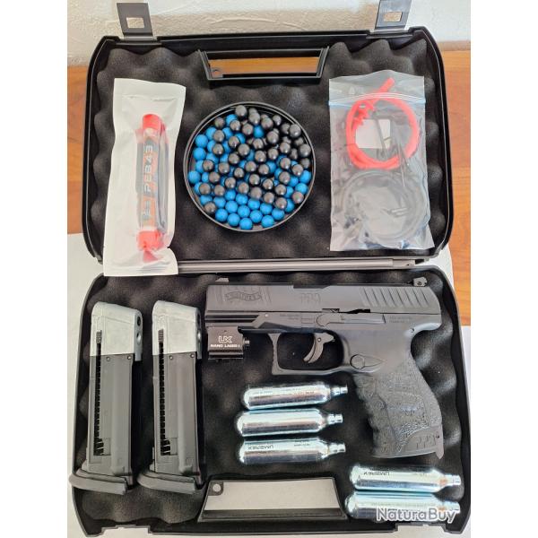 Vend  Walters PPQ M2 T4E Calibre43 neuf, jamais servi,2chargeurs,5 starlettes co2 250euros