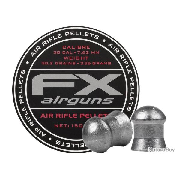 Plombs FX Red 7,62 / 3.250g Boite de 150 pcs