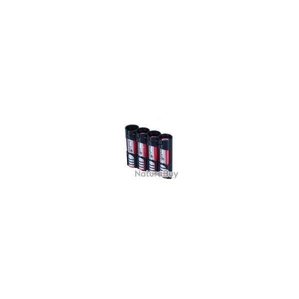 Portes Piles POWERPAX Noir 4x 18650
