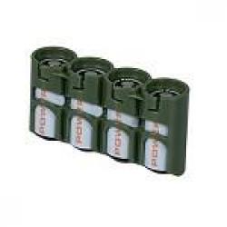 Portes Piles POWERPAX OD Green 4x CR123
