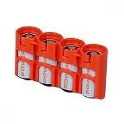 Portes Piles POWERPAX Orange 4x CR123