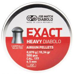 Plombs JSB 4.5 Exact Heavy 4,52 / 0.67g Boite de 500 pcs