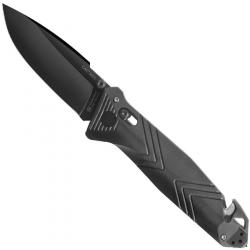 CAC Couteau pliant de l'Armée Française - TB Outdoor Lisse Noir