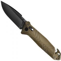 CAC Couteau pliant de l'Armée Française - TB Outdoor Lisse Khaki