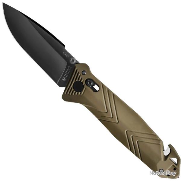 CAC Couteau pliant de l'Armée Française - TB Outdoor Lisse Khaki